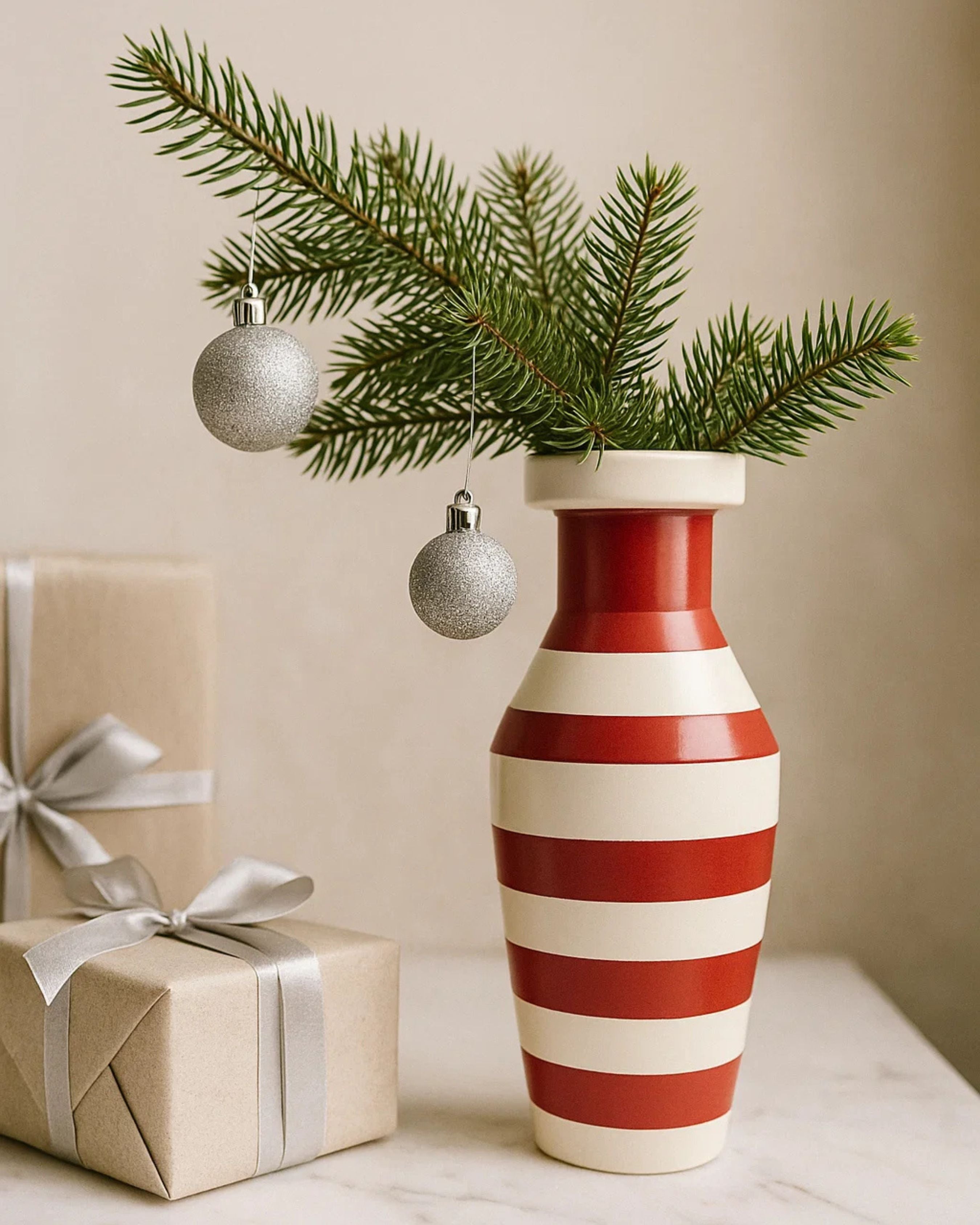 The Candy Cane Small Vase Neck