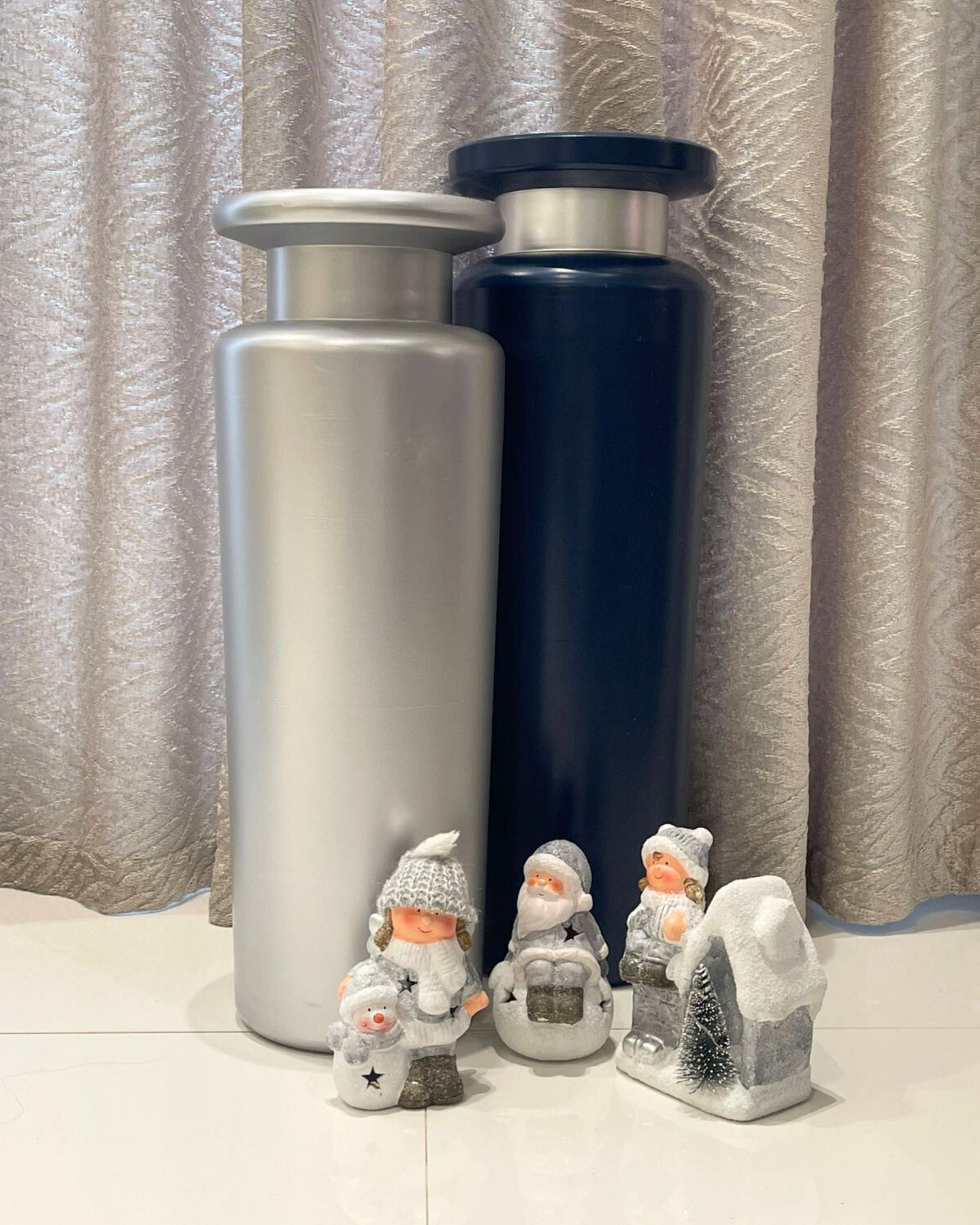 The Silver Noel Neck Long Vase