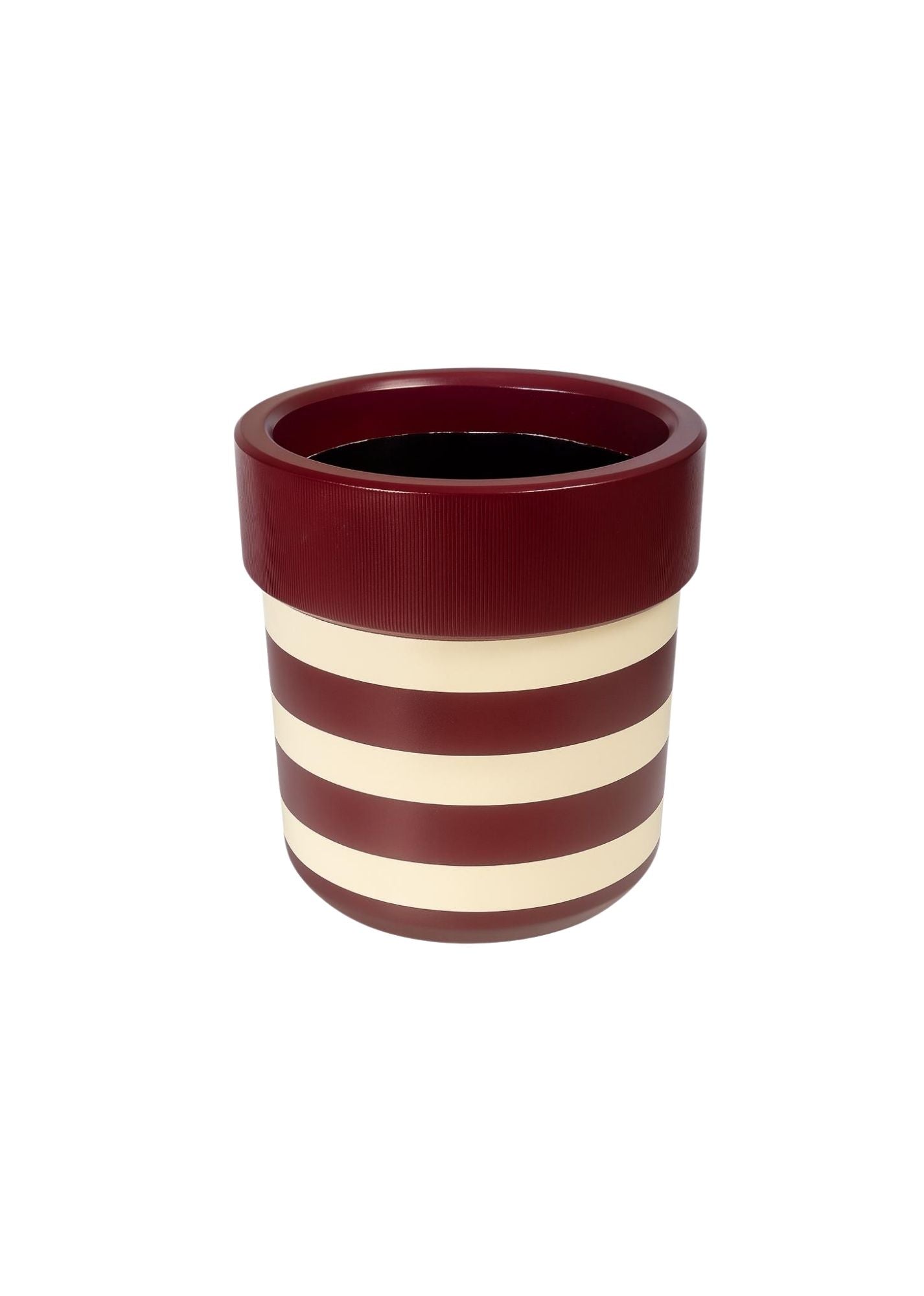 The Cranberry Striped Pot Ribbed