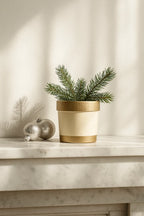 Two Tone Pot Ribbed