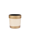 Two Tone Pot Ribbed