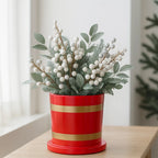 Red Stripe Pot Plate Bottom