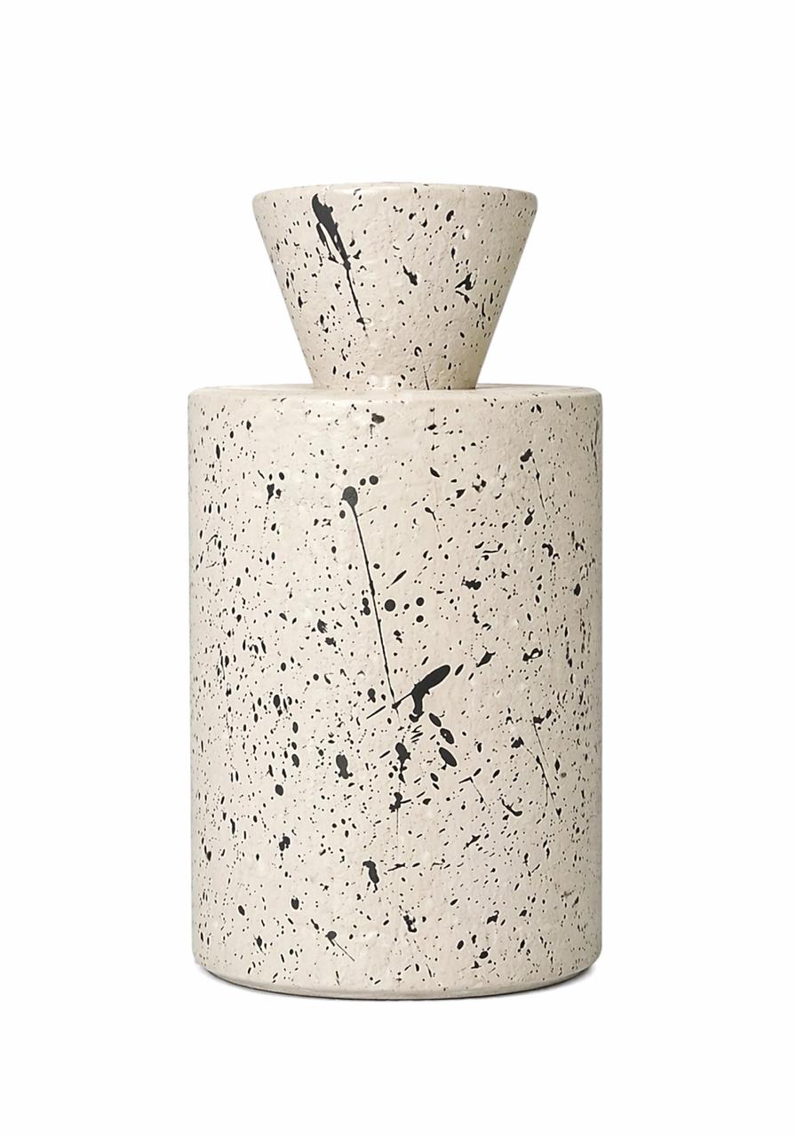 Speckled Black & White