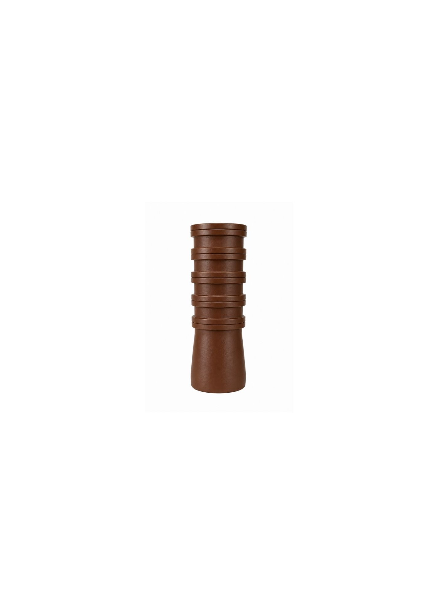 Top-Down Ribbed Vase