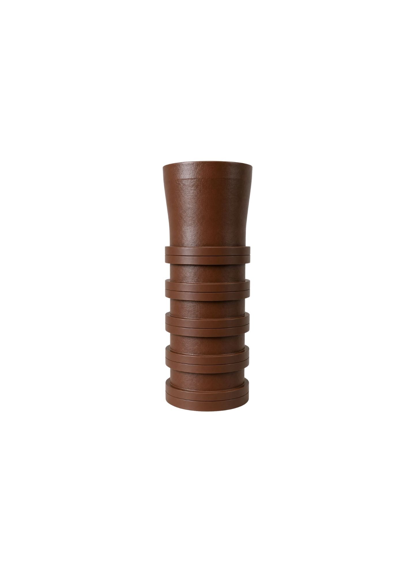 Bottom-Up Ribbed Vase