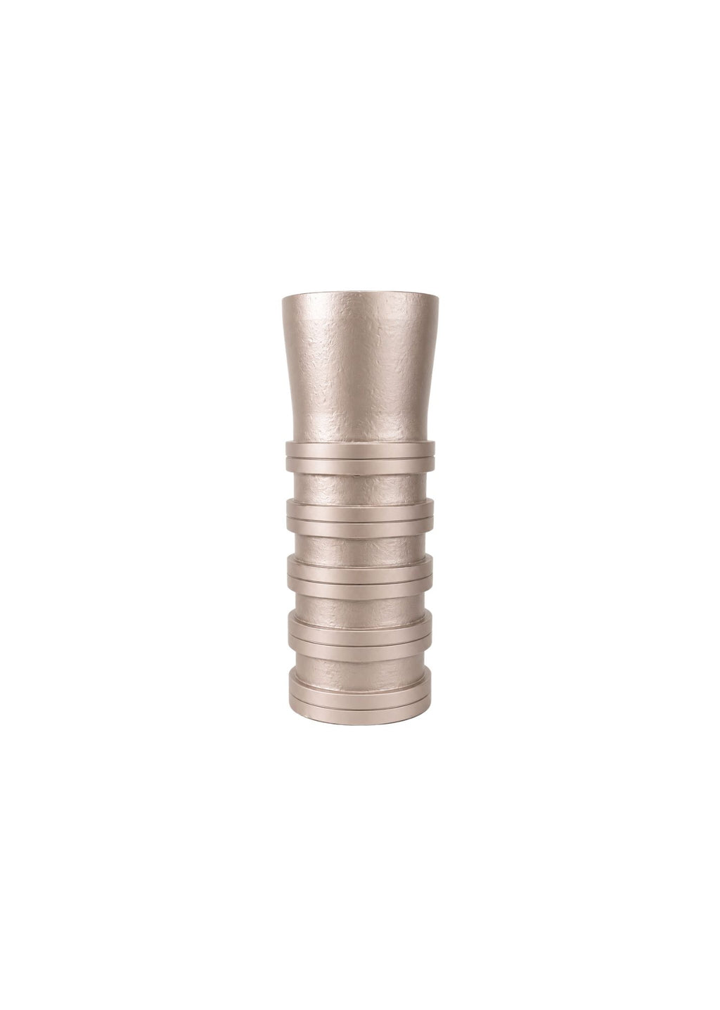 Bottom-Up Ribbed Vase