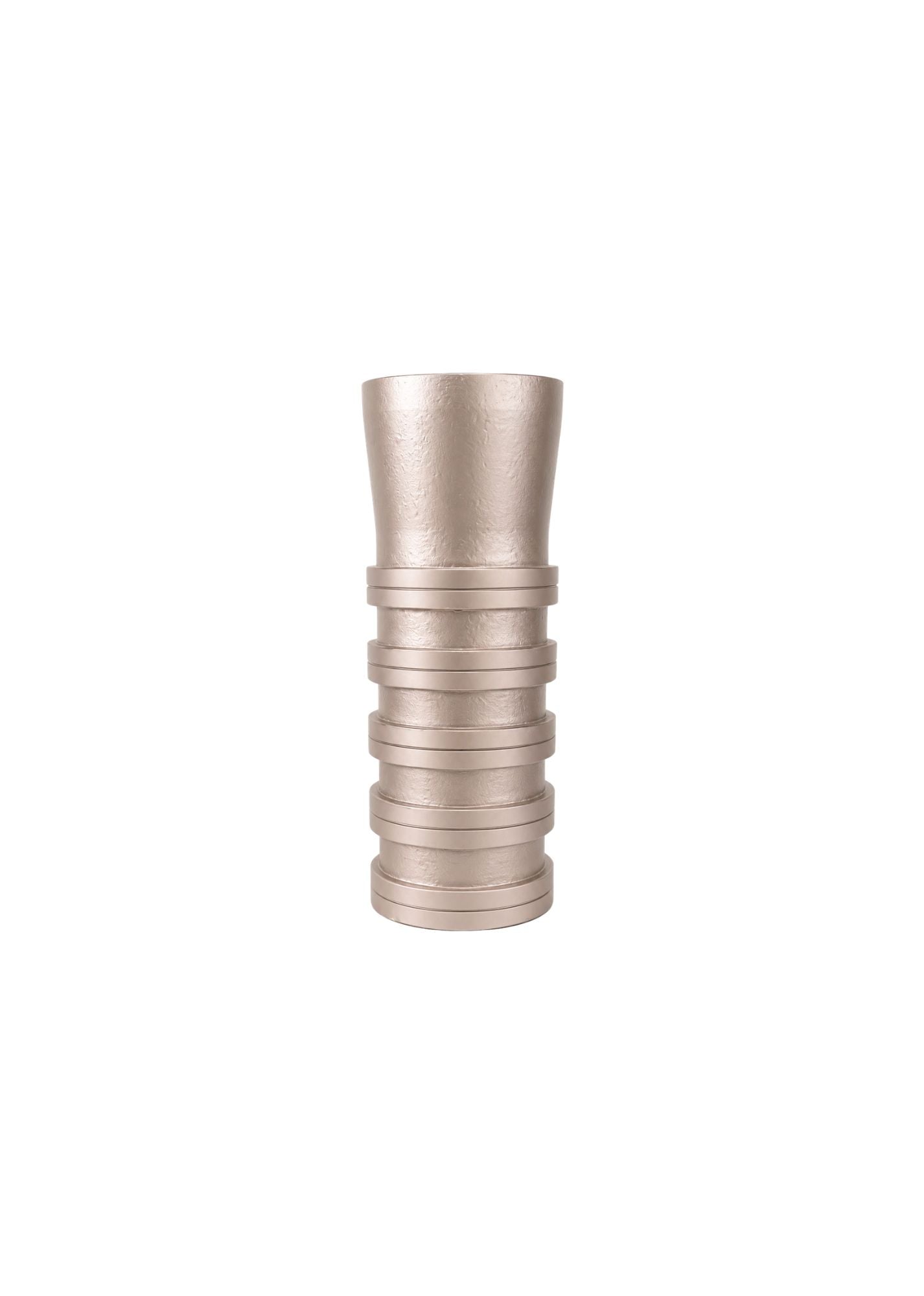Bottom-Up Ribbed Vase