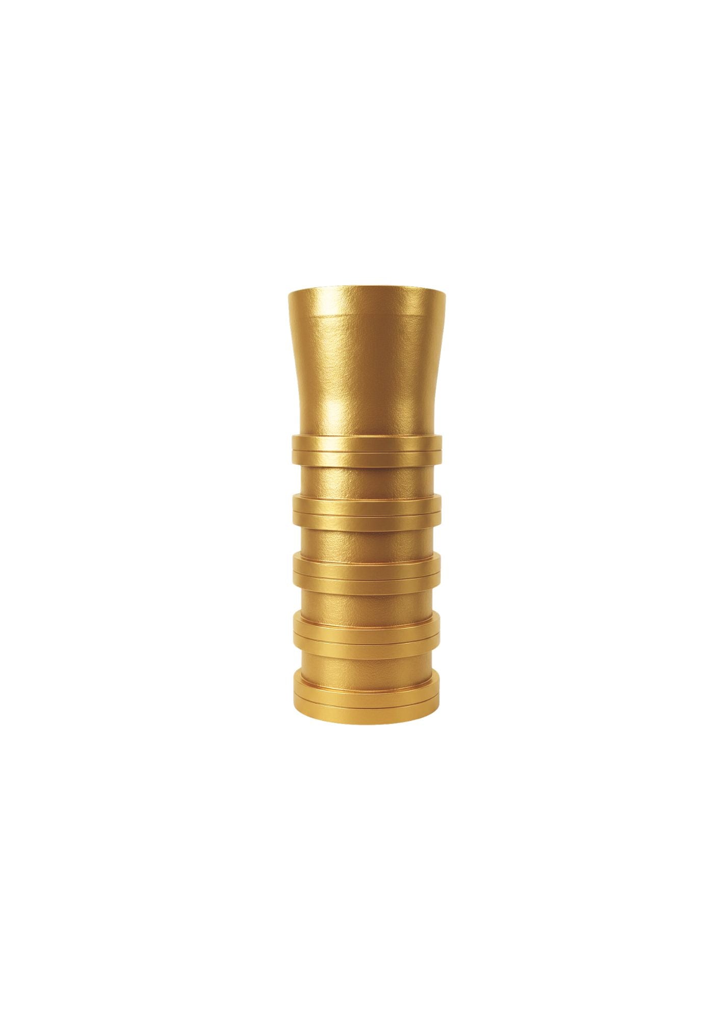 Bottom-Up Ribbed Vase