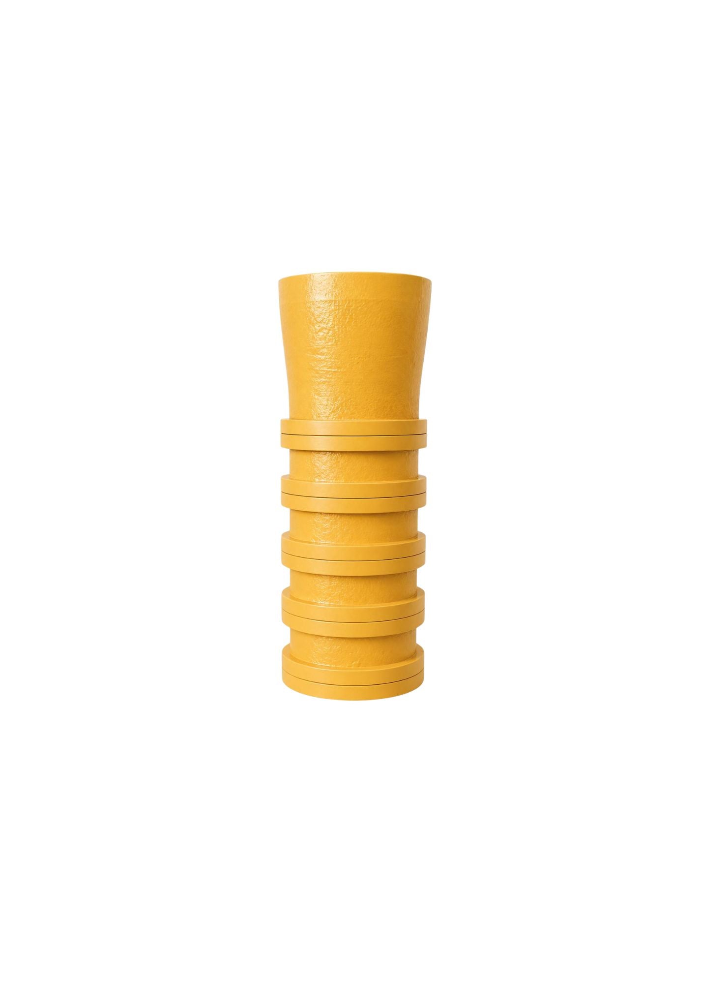 Bottom-Up Ribbed Vase