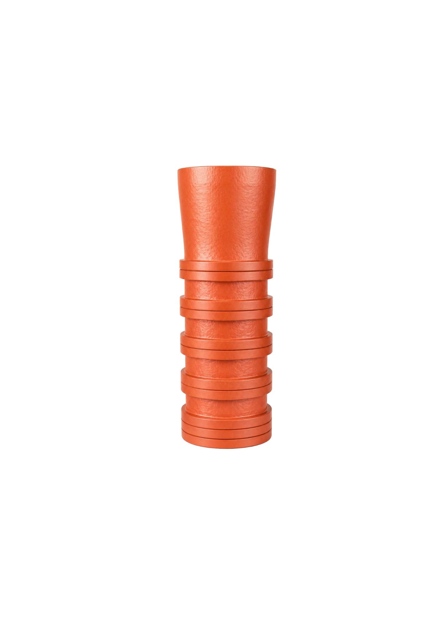 Bottom-Up Ribbed Vase