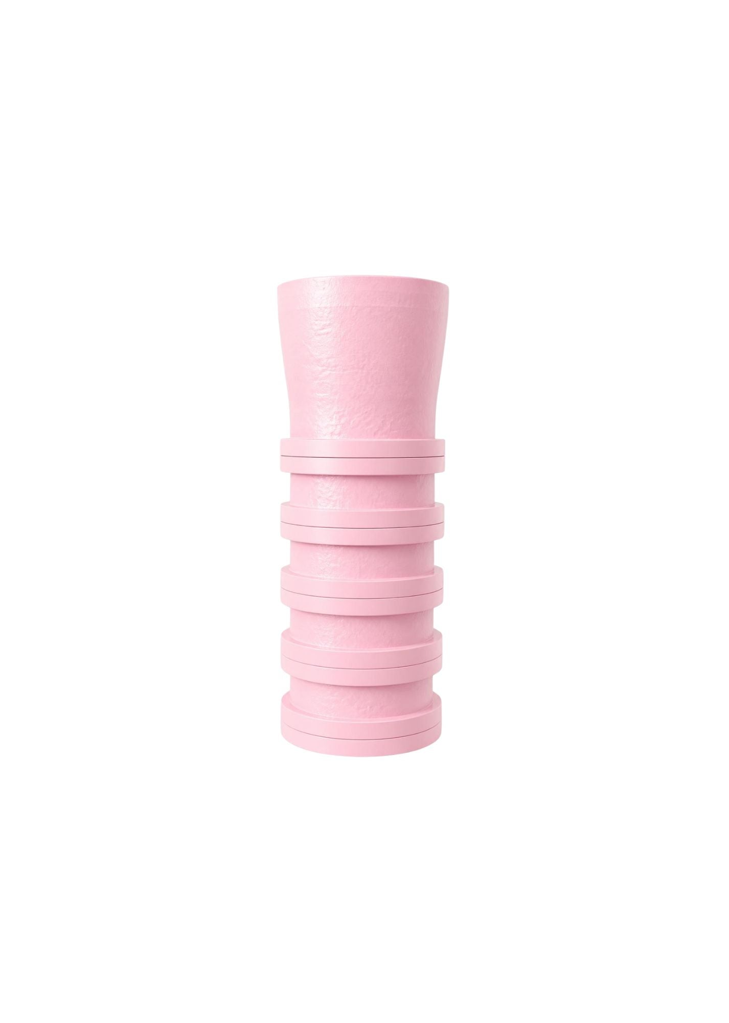 Bottom-Up Ribbed Vase
