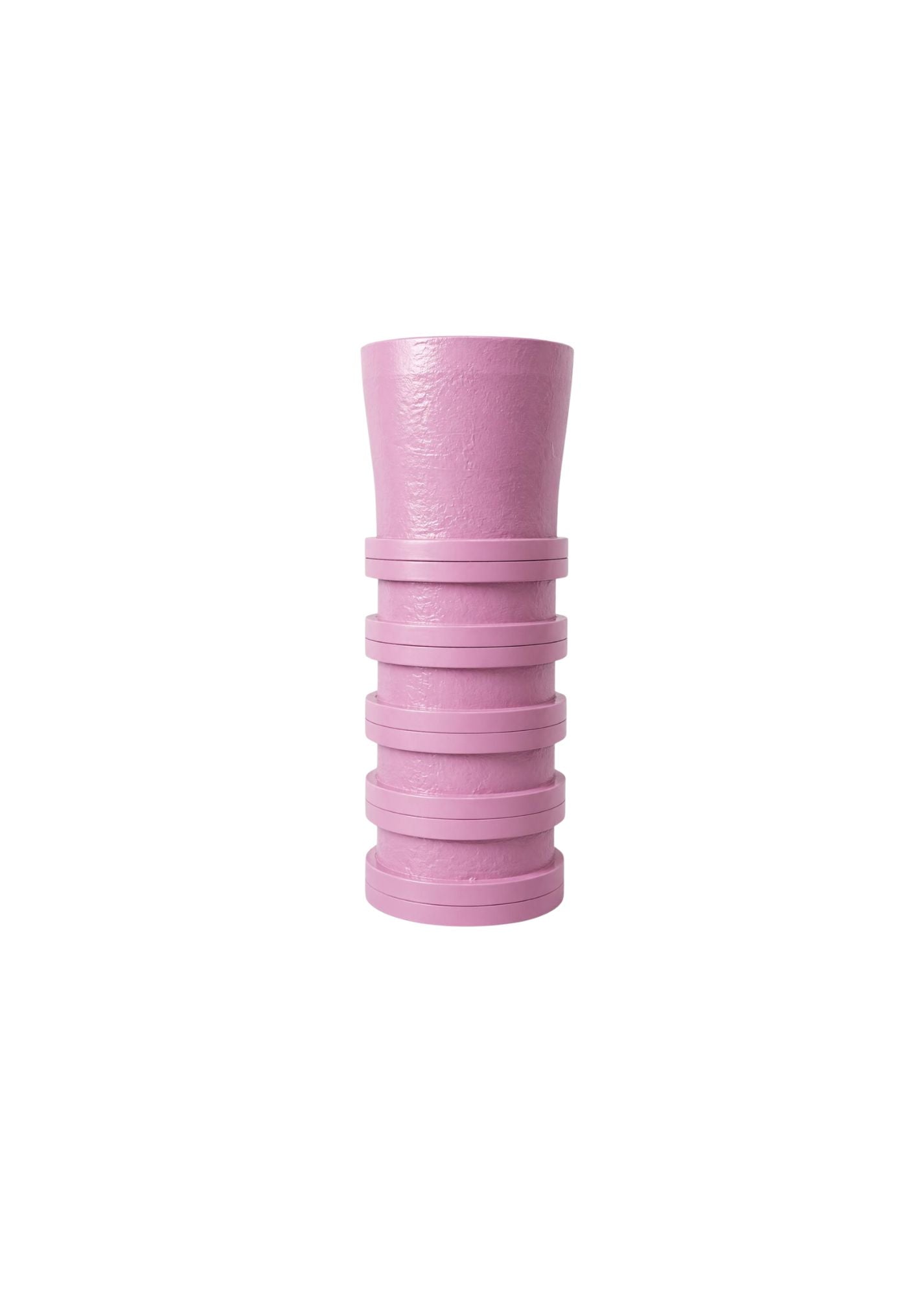 Bottom-Up Ribbed Vase