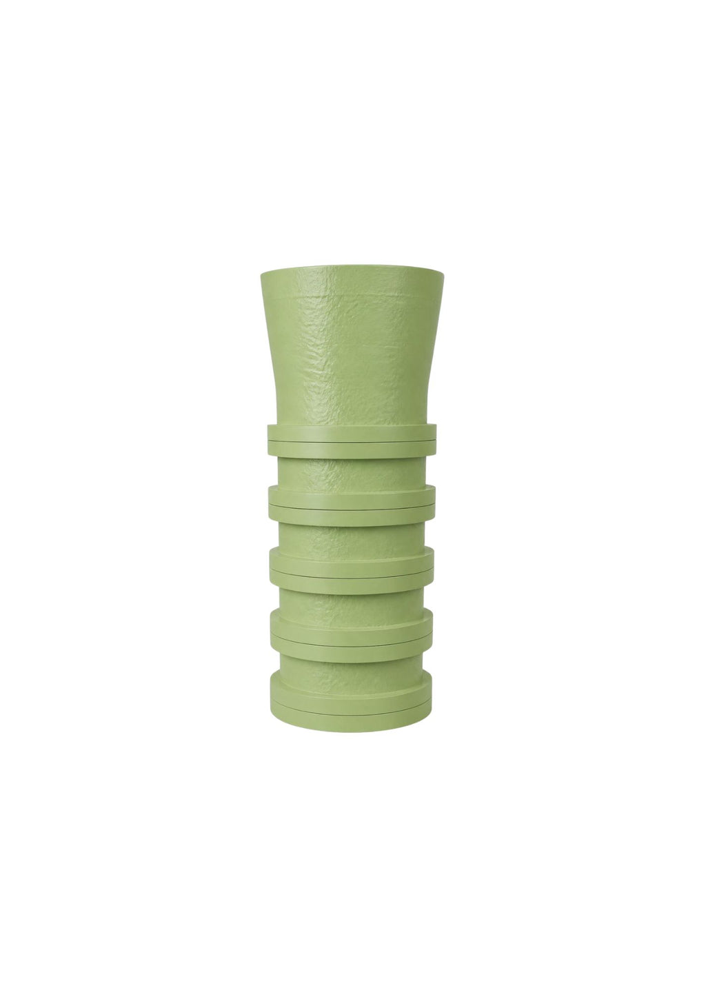 Bottom-Up Ribbed Vase