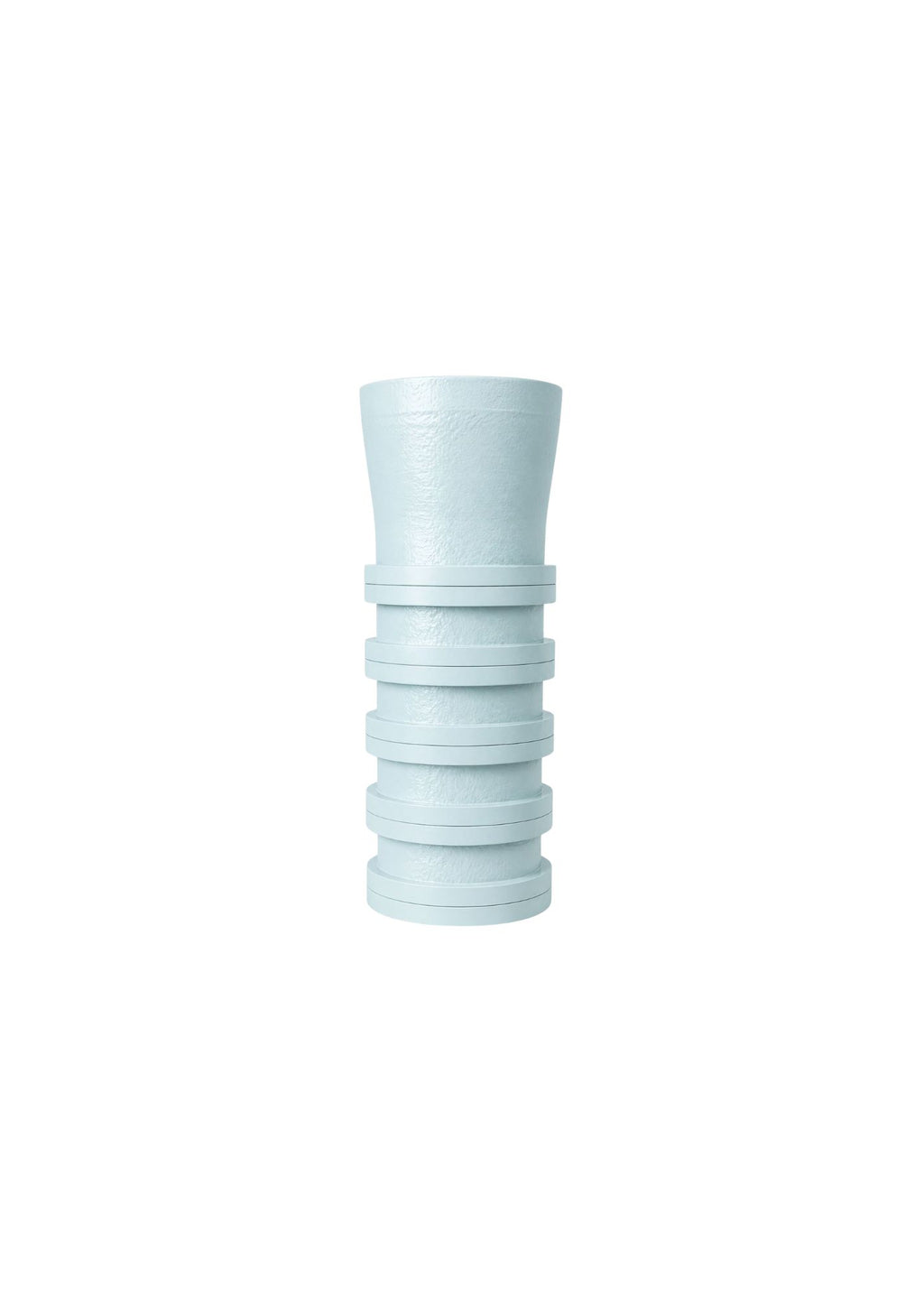 Bottom-Up Ribbed Vase