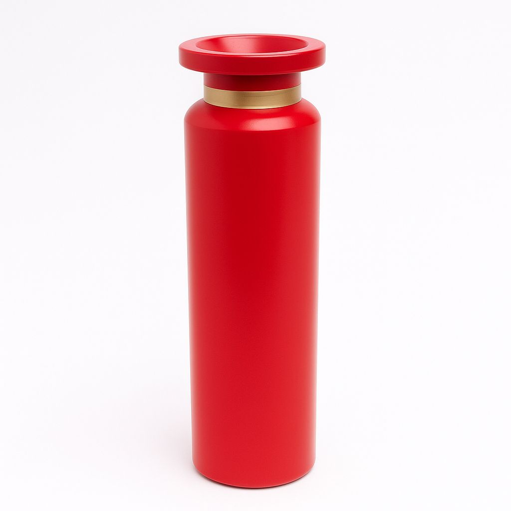 The Scarlet Elegance Neck Long Vase