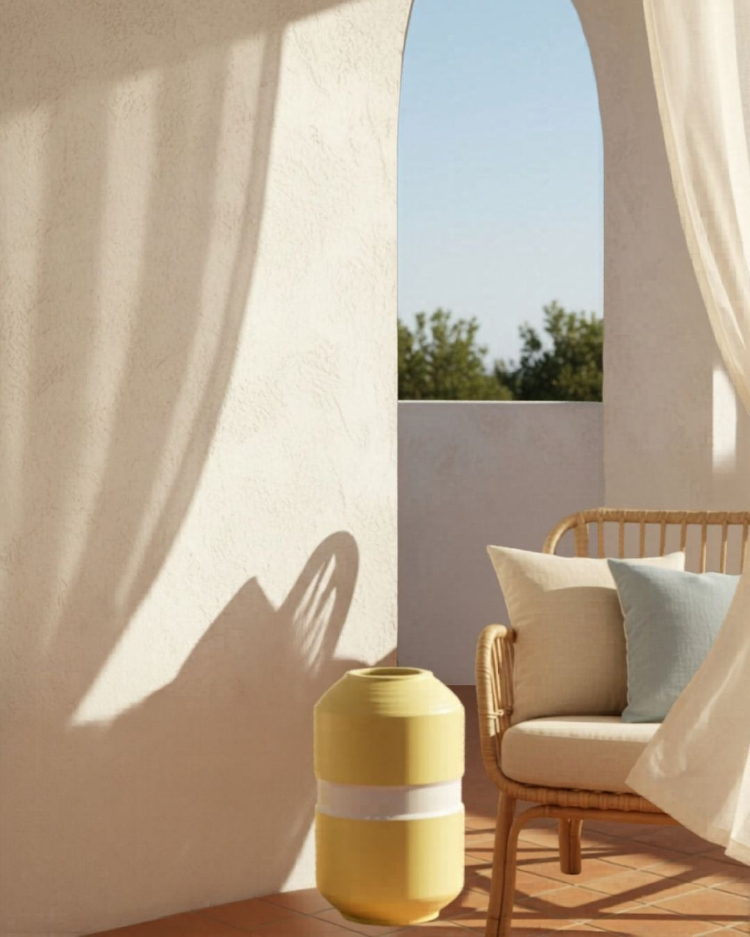 Pastel Barrel Pot