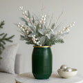 Majestic Evergreen Bulb Lip Vase