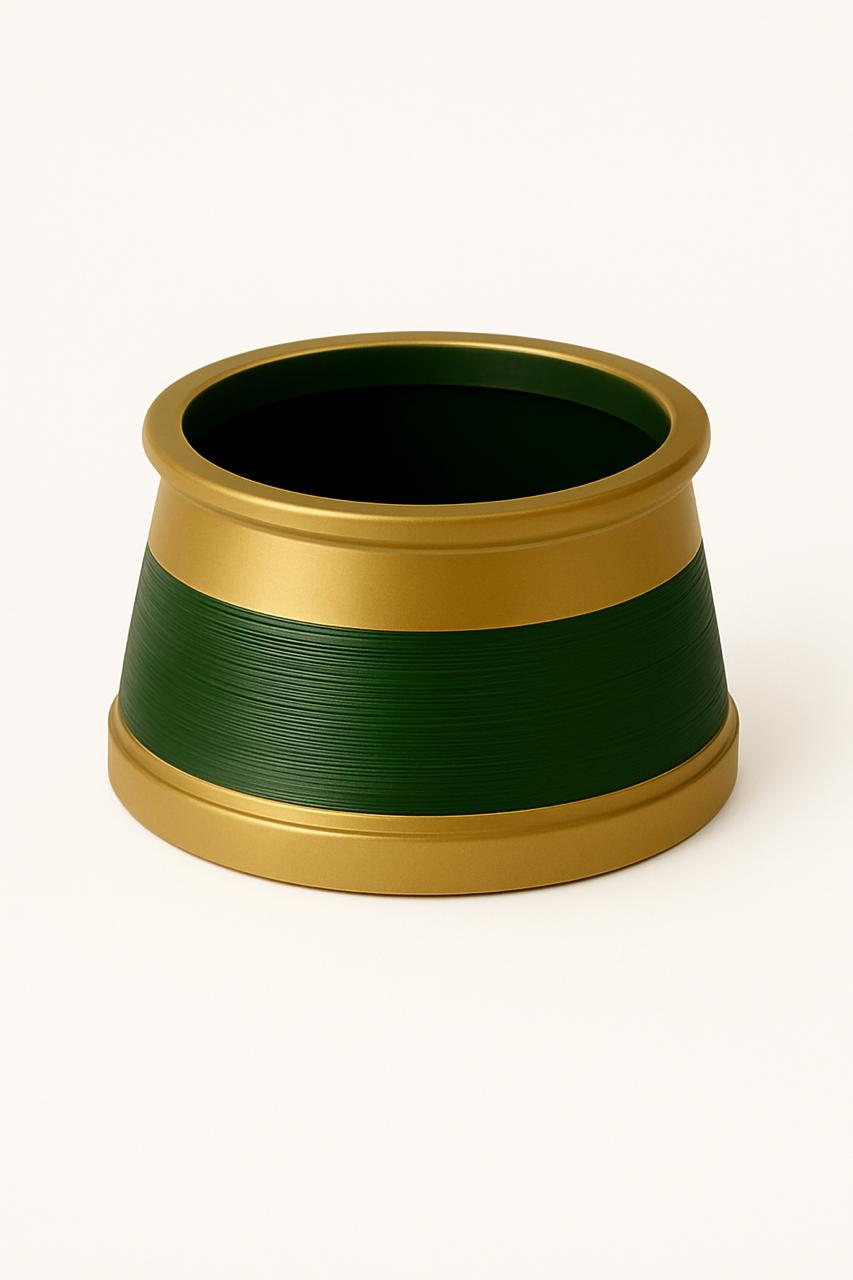 Evergreen Gold Tree Waist Vase
