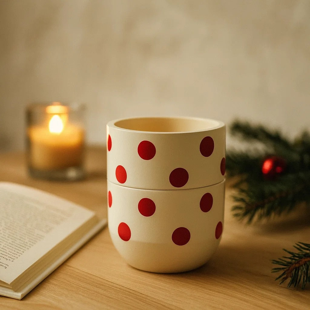 Christmas Polka Aurea Pot