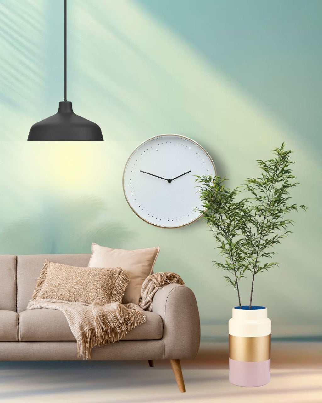 Striped Rolwagen Vase