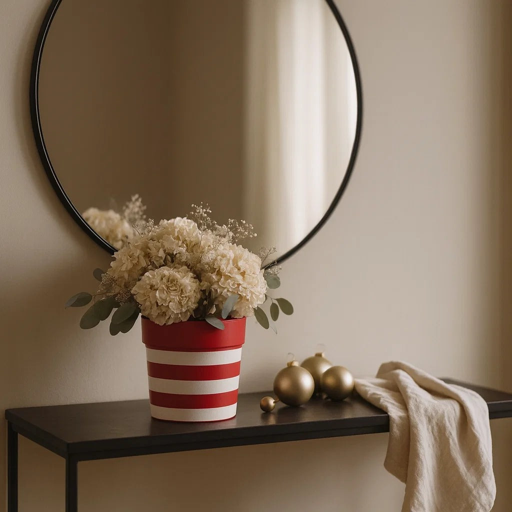 The Candy Cane Pot Ribbed